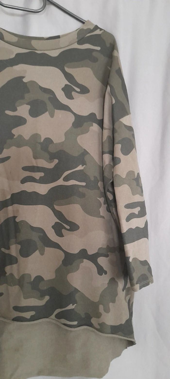 Sweat long imprimé militaire - photo numéro 5