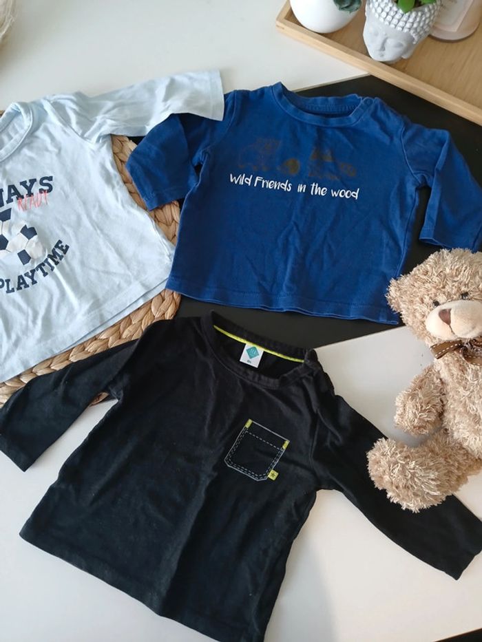 Lot haut ML bébé garçon Taille 6 Mois🌿🦊 - photo numéro 3