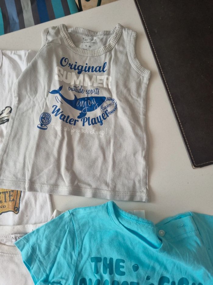 Lot tee-shirts 9 mois - photo numéro 5