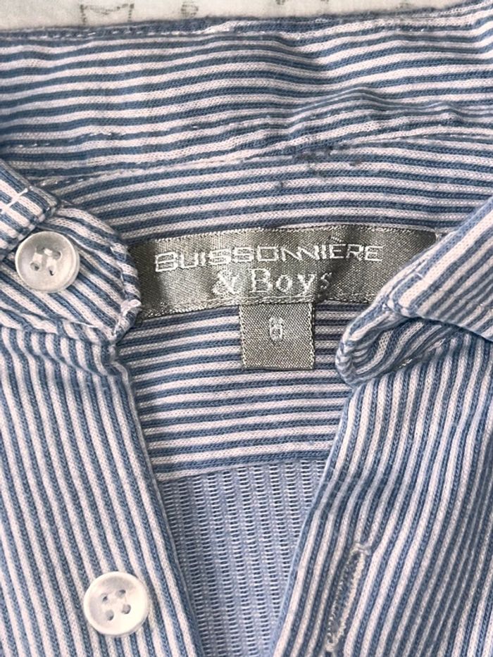 Chemise lignée 6 ans garçon Buissonnière - photo numéro 2