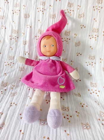 Doudou poupée Corolle Miss cœur de grenadine