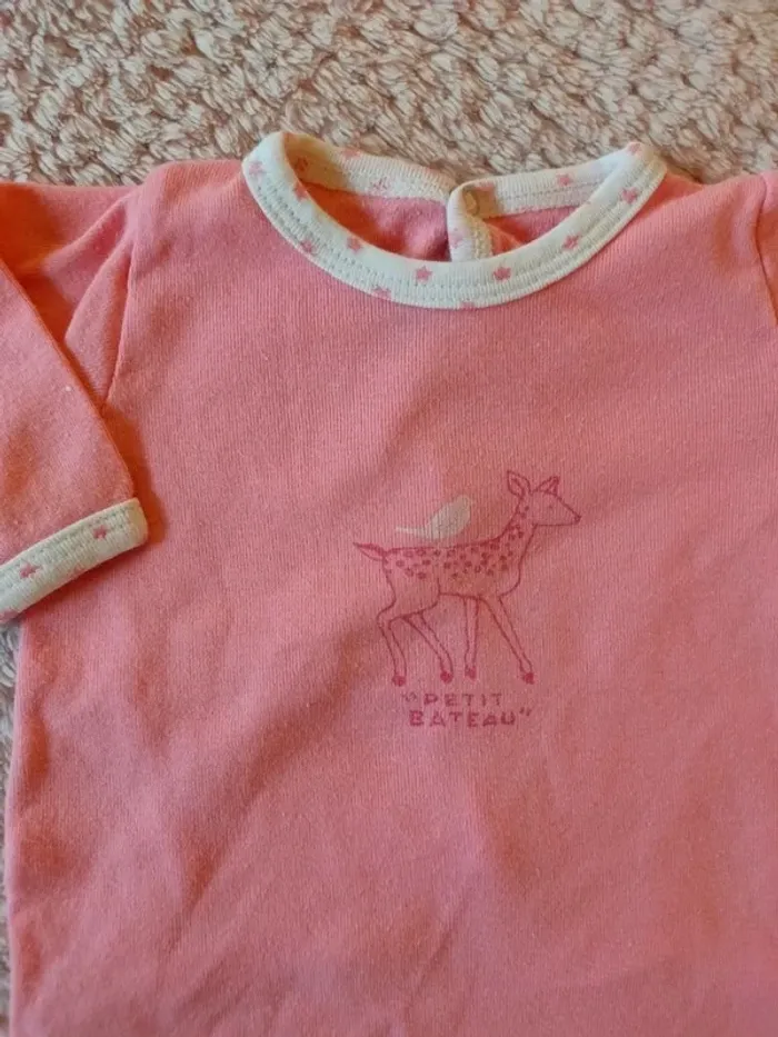 Pyjama Petit Bateau naissance 50 cm - photo numéro 2