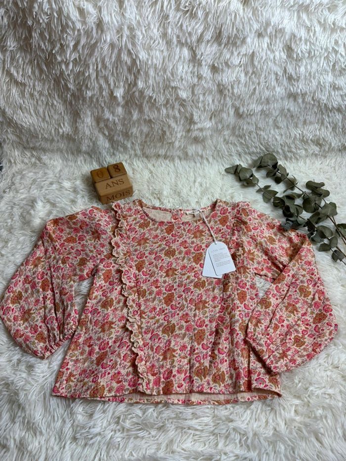 Blouse fleurie Louise Misha taille 8 ans