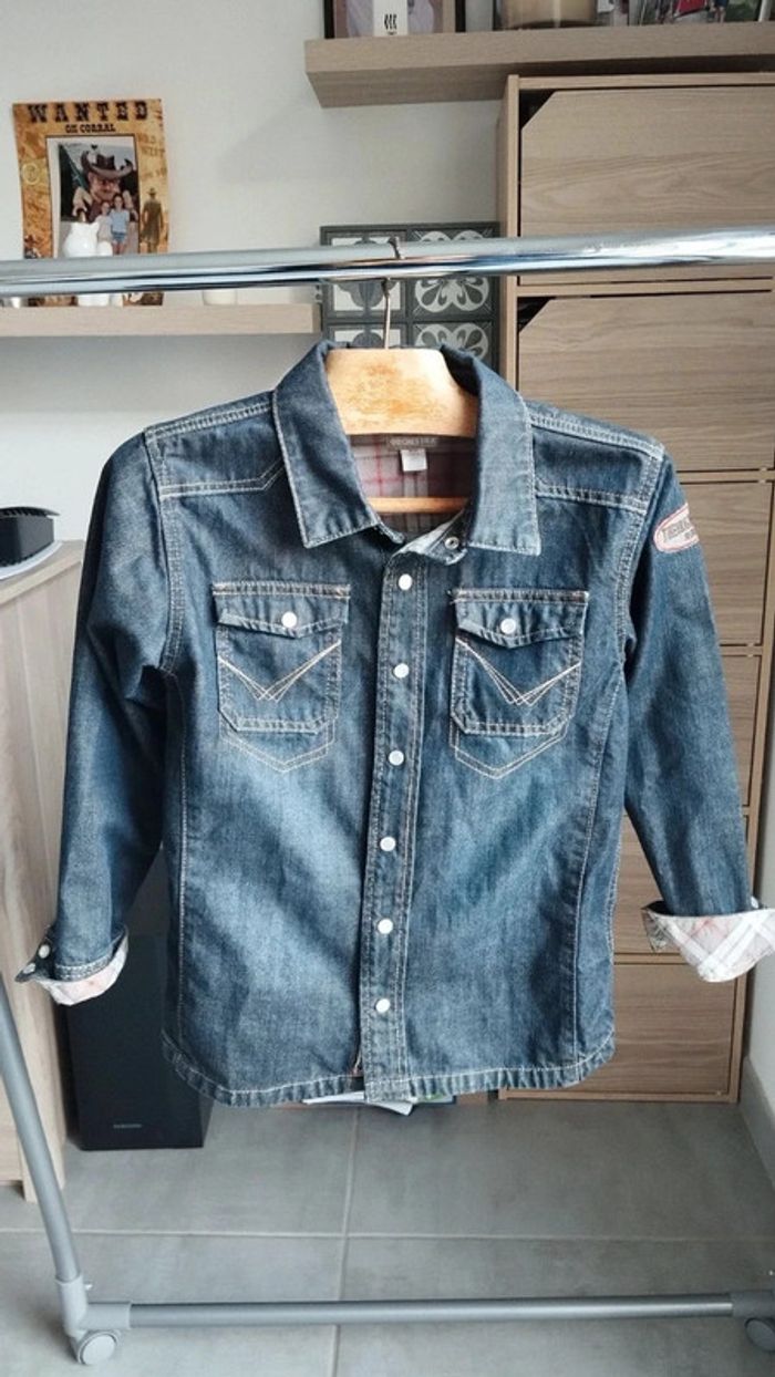 Veste en jeans taille 10 ans orchestra - photo numéro 2