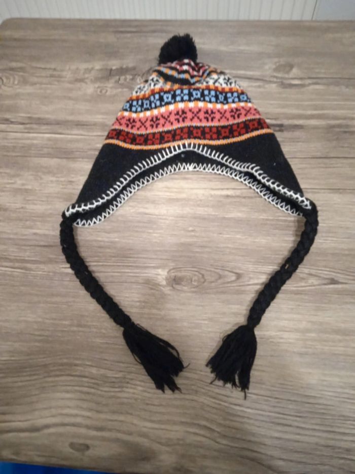 Bonnet péruvien fille 8/12 ans