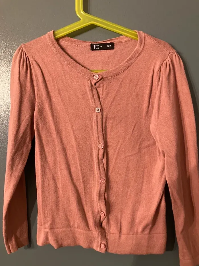 Gilet vieux rose - photo numéro 3
