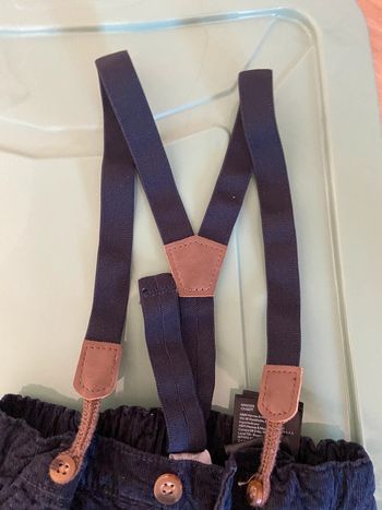 Pantalon velours côtelé 92cm