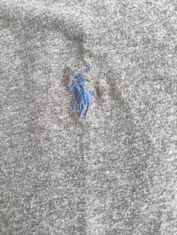 Tee shirt uni gris Ralph Lauren M - photo numéro 6