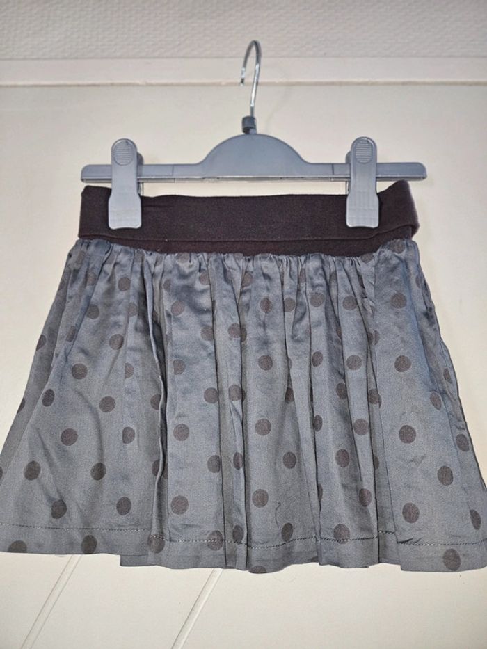 Jupe grise à pois Tape à l'oeil 6 ans - photo numéro 3