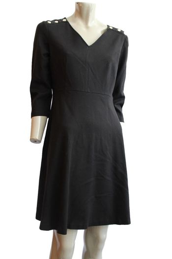 robe d'hiver en maille doublée marque 1.2.3. taille indiquée 38 peut aller a un 40