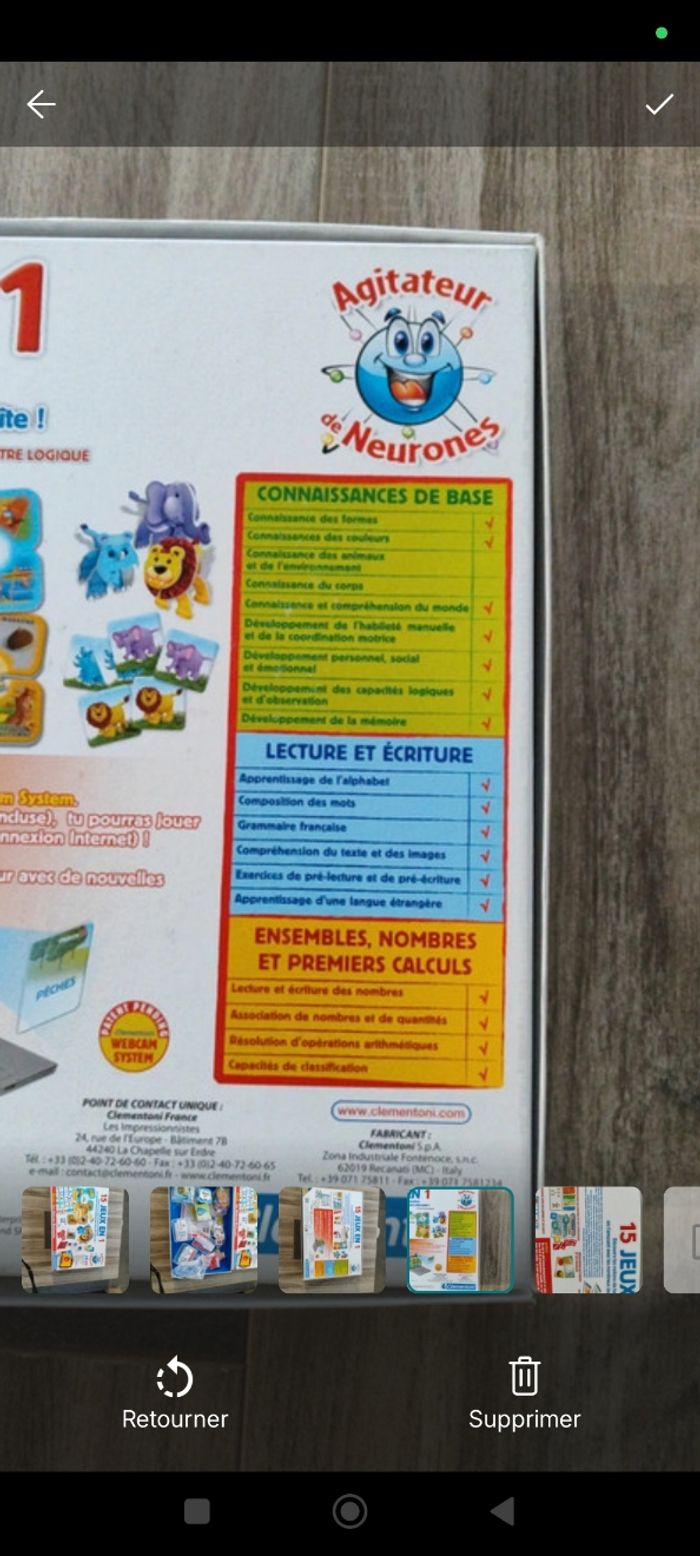 15 jeux en 1 Clementoni - photo numéro 4