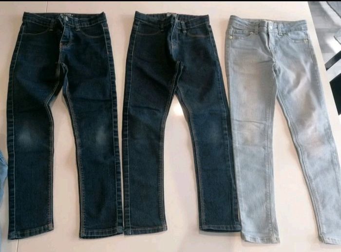 Lot 7 jeans skinny et slim Taille 8 ans fille 👖 - photo numéro 14