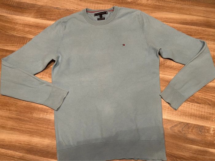 Pull homme Tommy Hilfiger bleu clair - photo numéro 6