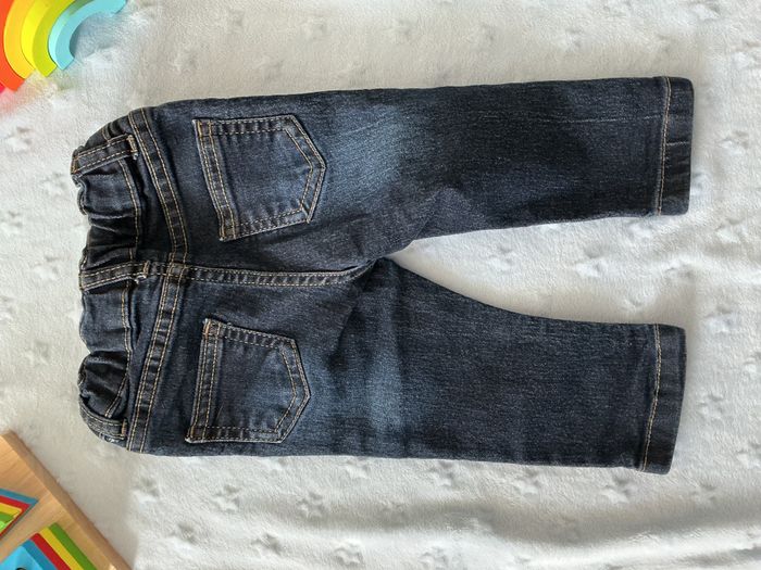 jean slim bleu taille réglable 12 mois boite à malices - photo numéro 9