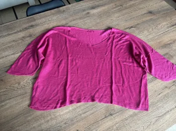 Haut rose manche 3/4