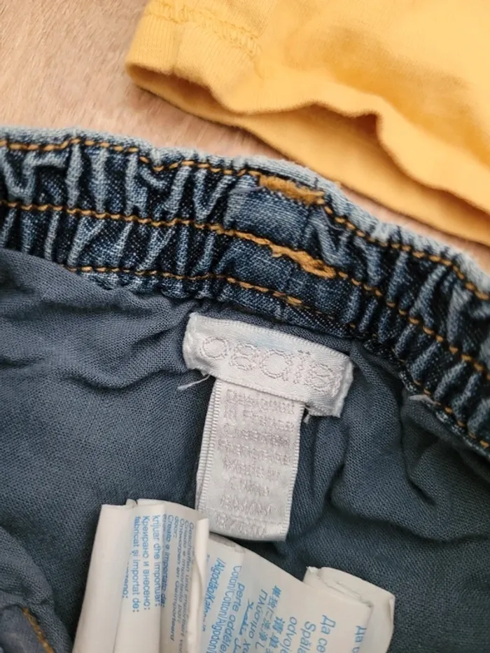 Ensemble bébé haut et bas Obaïbi 6 mois - photo numéro 3