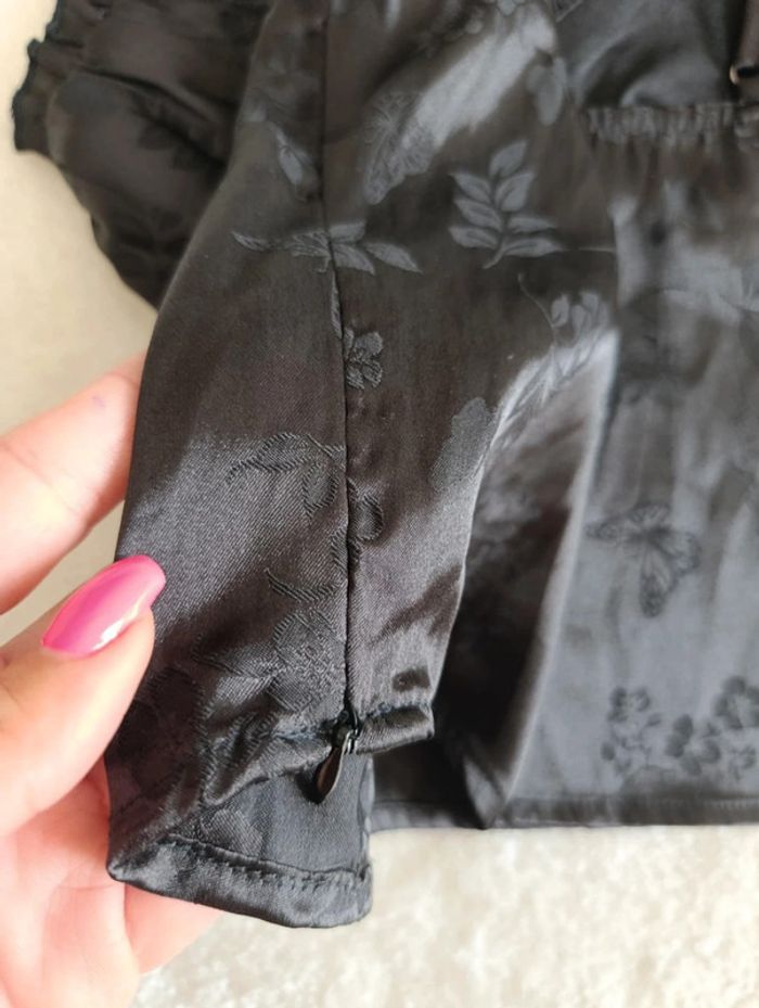 Croc top haut noir sexy style lingerie LA Hearts S fines bretelles neuf avec étiquette - photo numéro 8