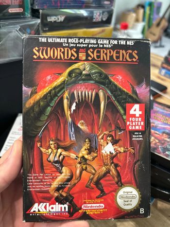 Swords and Serpents - Nintendo Nes / Famicom