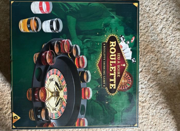 Jeu à boire roulette