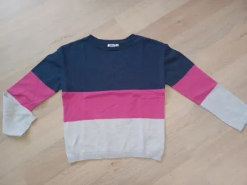 Pull tricolore pailleté GÉMO - Taille 8 ans