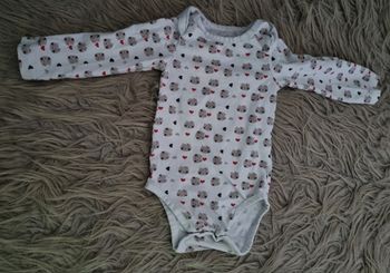 Bodie blanc motifs chat 12mois
