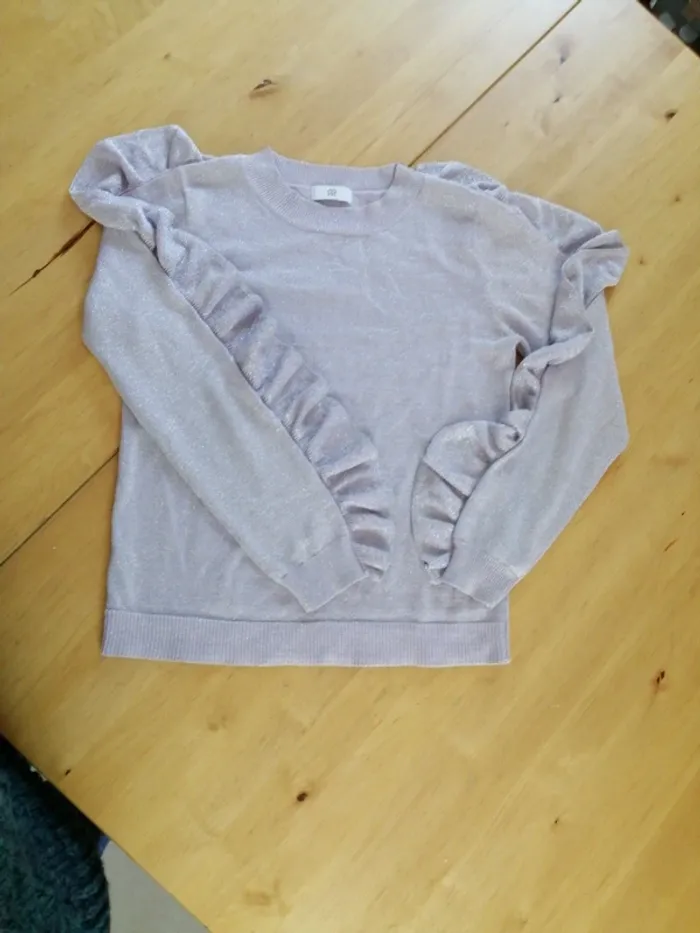 Pull parme brillant