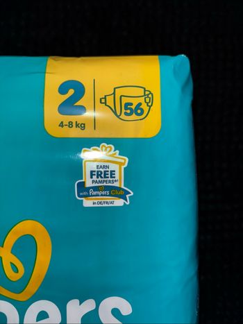 Maxi-Pack De  112 Couches Pampers Baby-Dry  Taille :2