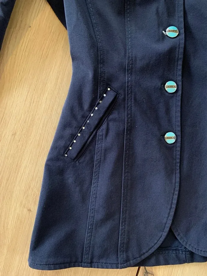 Veste  de  concours  Animo  bleu marine  taille  34  –  Très  bon état - photo numéro 4