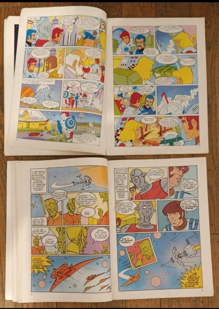 Lot de 2 anciens livres Capitaine Flam N° spécial : 5 bis et 10 bis 1981 vintage - photo numéro 4