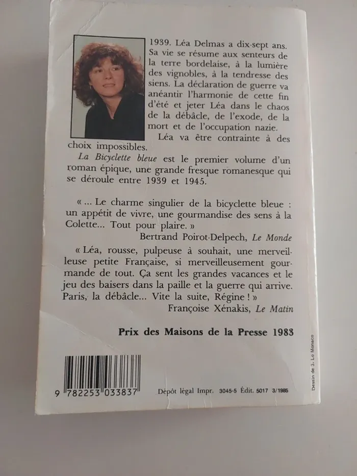 La Bicyclette bleue Régine Deforges - photo numéro 2