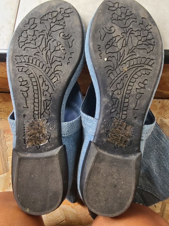 Tongs Jeans T.38 - photo numéro 8