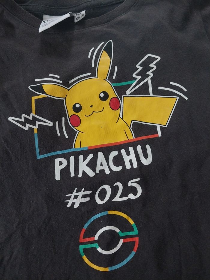 T-shirt Pokémon Pikachu #025 garçon – taille 8 ans (126-131 cm) - photo numéro 4