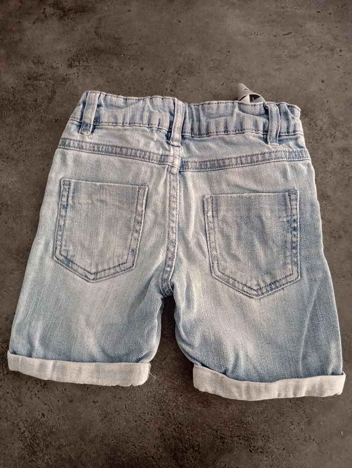 Short en jean/t-shirt Timberland 2 ans - photo numéro 7