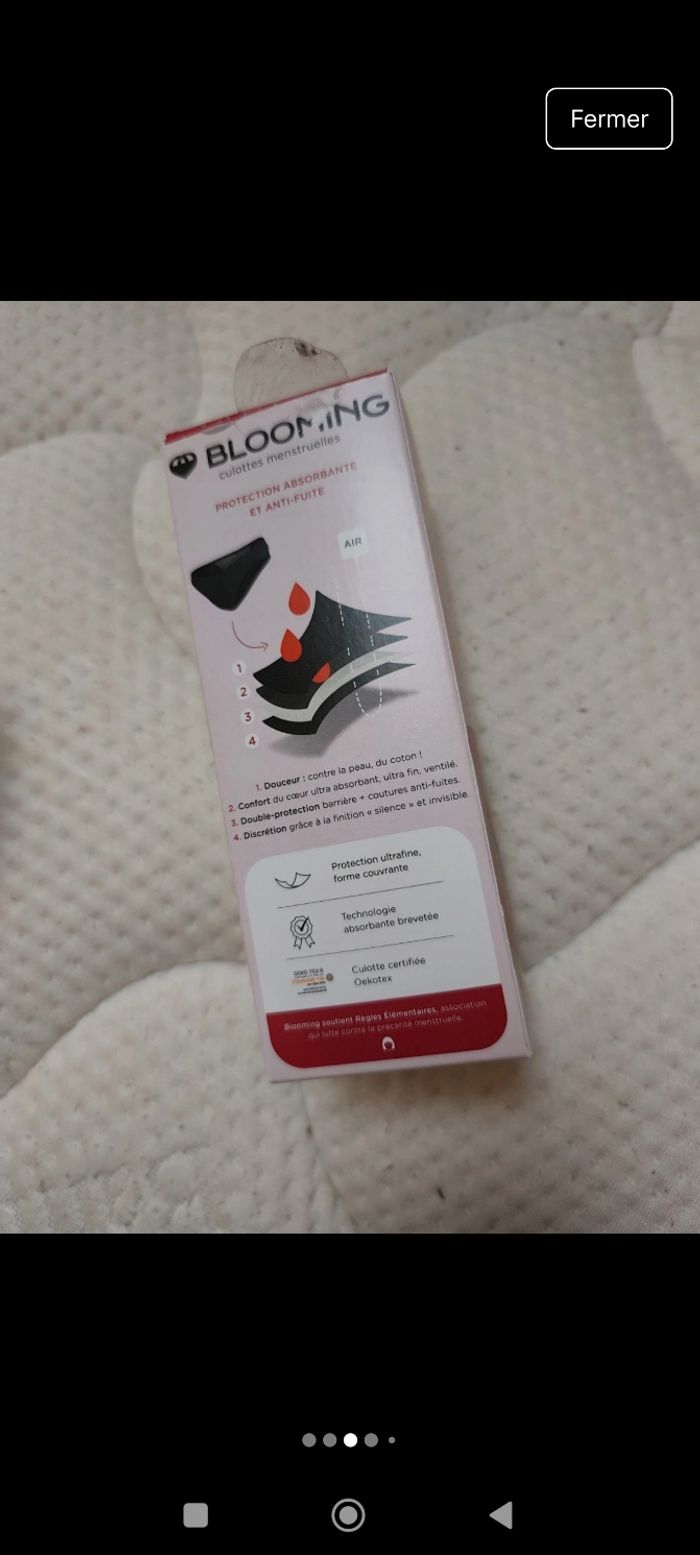 Culotte menstruelle neuve - photo numéro 3