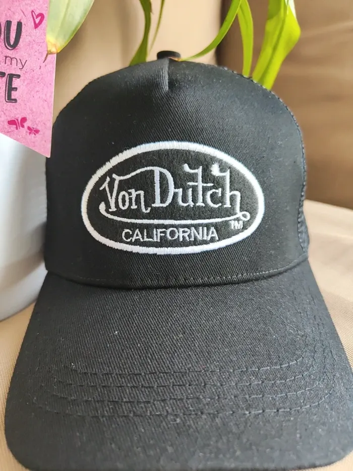 Casquette Trucker Von Dutch noire - photo numéro 2