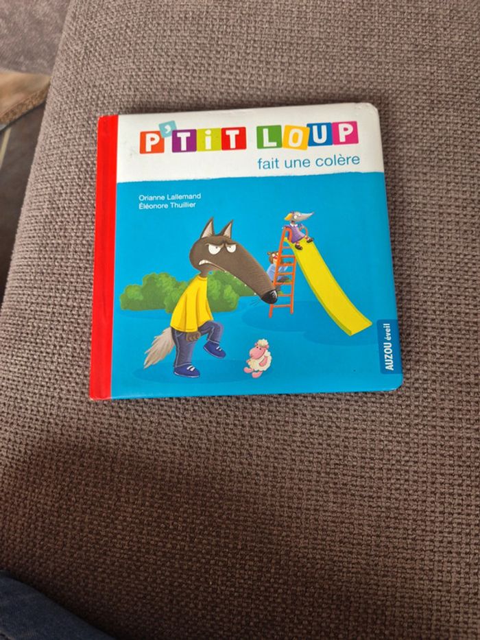 Livre enfant p’tit loup fait une colère