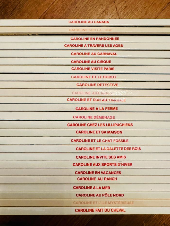 Lot d’exception de 25 albums livres bd Caroline Hachette Pierre Probst - photo numéro 6