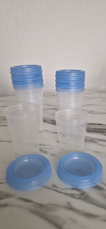 Lot de 10 pots de conservation bébé
