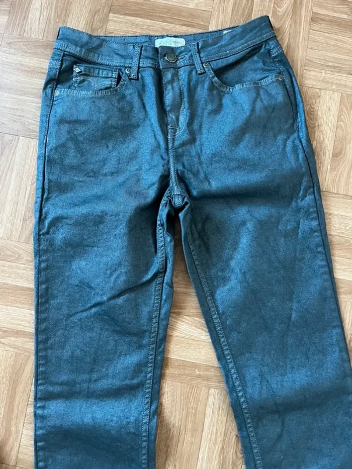 Pantalon jean gris satin W27 L34 Lee Cooper - photo numéro 2