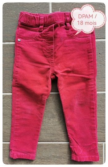 Pantalon Velours DPAM, 18 mois