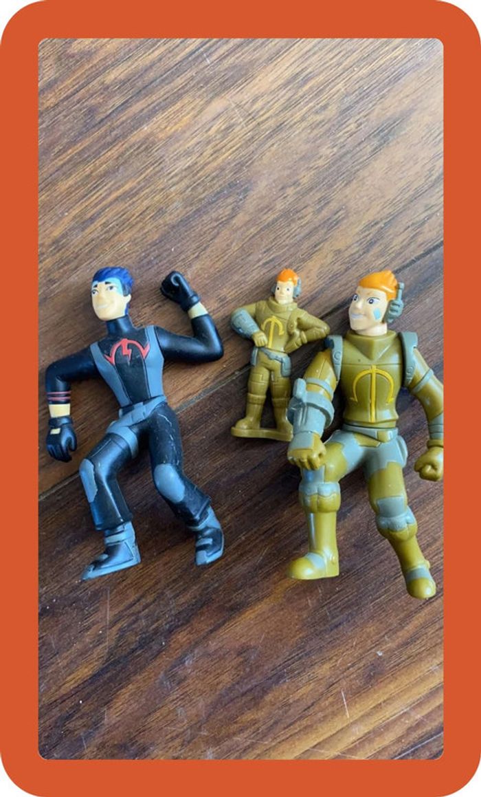 Les défenseurs lot de 3 figurines