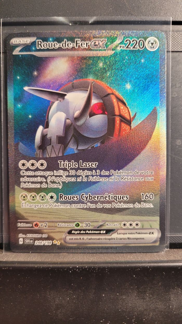 Carte pokemon Roue de fer EX 248/198