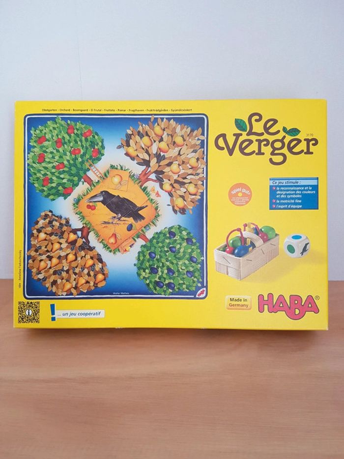 Haba jeu coopératif Le verger avec fruits en bois - photo numéro 4