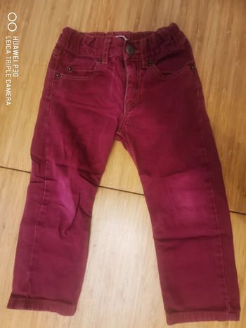 Pantalon bordeaux