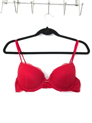 Soutien-gorge rouge dentelle 90C Undiz