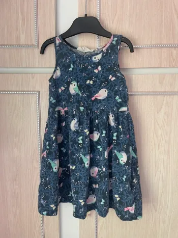 Robe petits oiseaux 4 ans