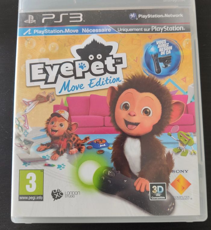 EyePet Move Edition PS3 – complet avec livret