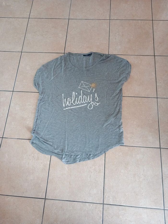 Tee-shirt asymétrique taille XL Kiabi
