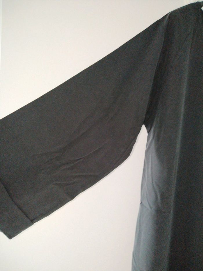 Robe abaya avec grand voile noire - photo numéro 4