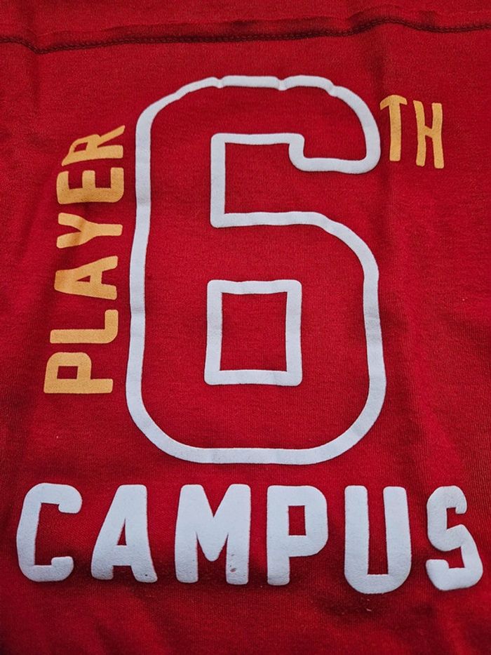 T.shirt manches longues rouge 5 ans - photo numéro 2